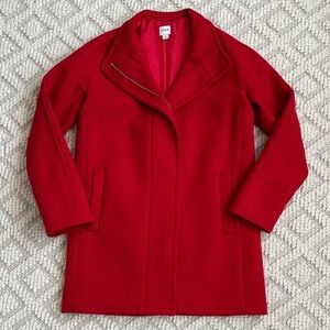 J. Crew Factory Vibrant Red Coat